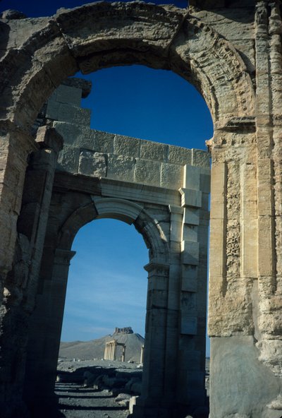 Arches dans ce qui était probablement un couloir - Roman